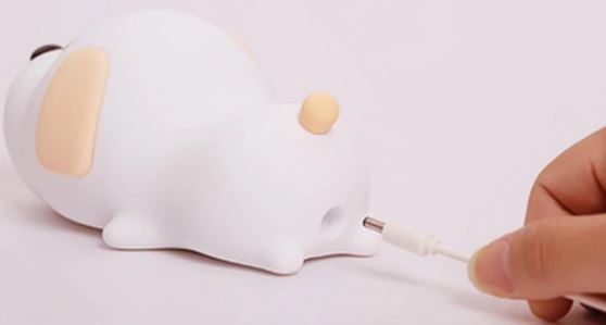 Creative LED Dog Light Portable Silicone Kids Night Lamp
