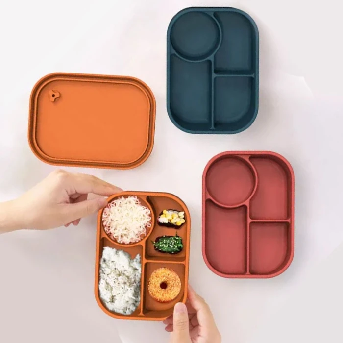 Leakproof Silicone Bento Box Leakproof Silicone Bento Box