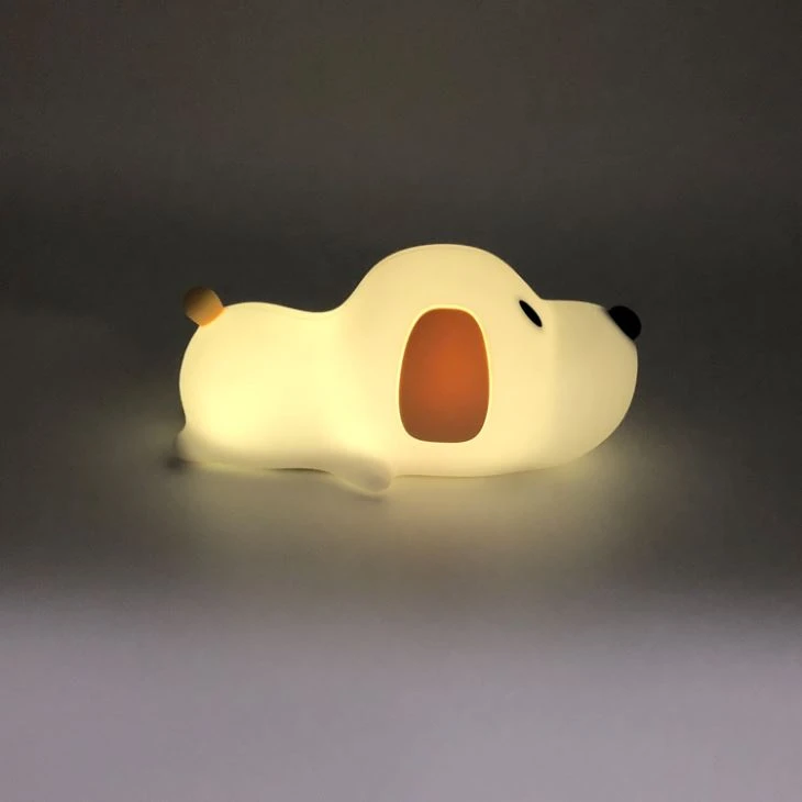Creative LED Dog Light Portable Silicone Kids Night Lamp