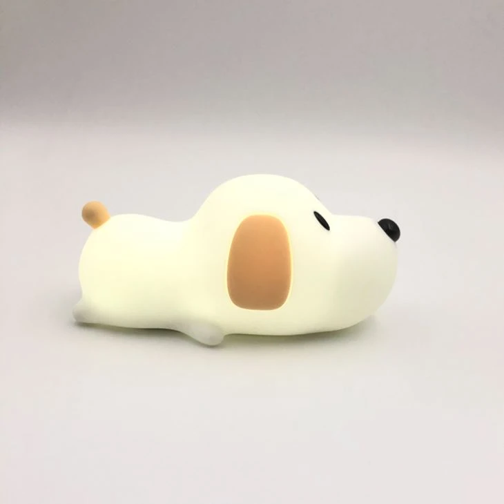 Creative LED Dog Light Portable Silicone Kids Night Lamp