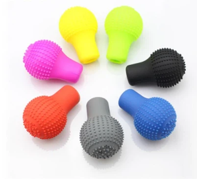 Ručná brzda Odolná dekorácia, silikónový kryt gombíka hlavy univerzálny