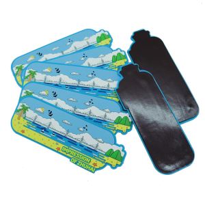 Suvenír PVC chladnička samolepky pre turistické atrakcie