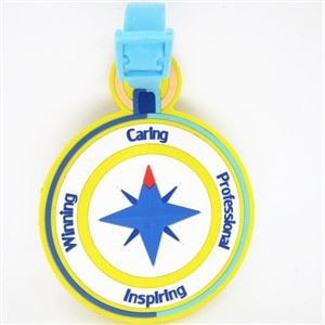 3D mäkké pvc batožinový štítok Gumový bag Tag Guma Školské tašky Štítky